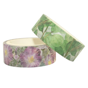 Cool_Flowers_Washi_Tape_Set_Plants_Forest_Girl_15mm_10Rolls