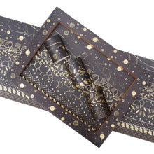 Load image into Gallery viewer,      Creative_Black_Gold_Washi_Tape_Set_Wide_Flowers_Silver_Glitter_Color_15mm_10Rolls