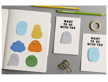Load image into Gallery viewer, Cute_Beans_Sticky_Notes_Smile_Face_Memo