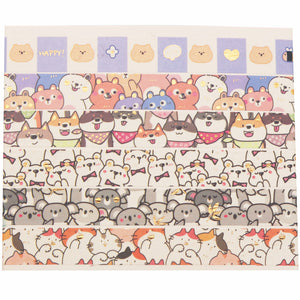 Cute_Pets_Gold_Washi_Tape_Skinny_Animals_15mm_18Rolls