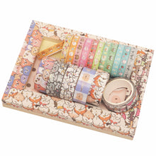 Load image into Gallery viewer, Cute_Pets_Gold_Washi_Tape_Skinny_Animals_15mm_18Rolls