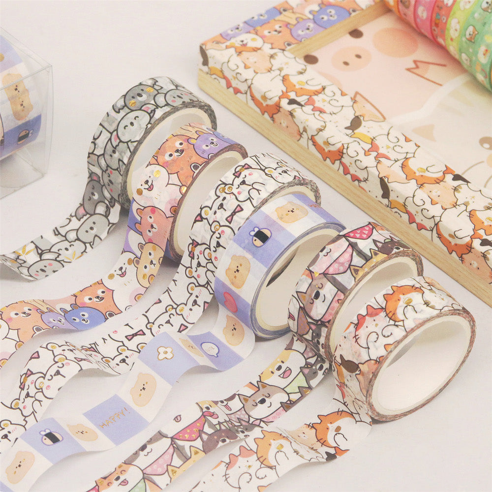 Thin Washi Tape, Pretty Washi Tape, Scrapbooking Tapes, Floral Washi Tape,  Bicycle Print Tape,spoon and Forks Print Tape Cameras Print Tape 