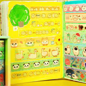    Cute_Pets_Washi_Tape_Set_Gold_Dog_Cat_Wide_Animals_Girl_25mm_13Rolls