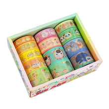 Load image into Gallery viewer,    Cute_Pets_Washi_Tape_Set_Gold_Dog_Cat_Wide_Animals_Girl_25mm_13Rolls