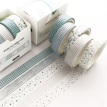 Load image into Gallery viewer, Cyan_Creative_Basic_Washi_Tape_Skinny_Grils_10mm_3m