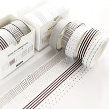 Load image into Gallery viewer, Dot_Line_Creative_Basic_Washi_Tape_Skinny_Grils_10mm_3m