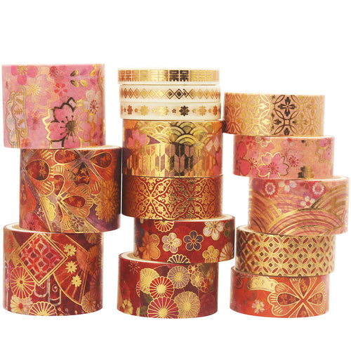 Fierce_Flowers_Embroidery_Totem_Gold_Washi_Tape_Set_Wide_Floral_Color_20mm_15Rolls