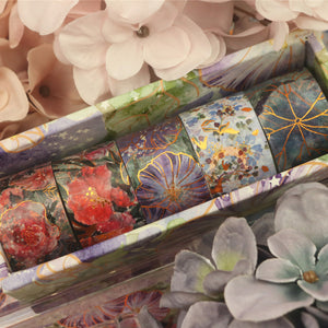    Floral_Gold_Washi_Tape_Flower_Wide_25mm_3m