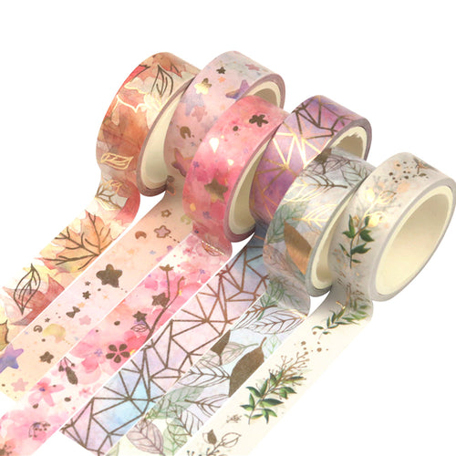 Floral_Gold_Washi_Tape_Set_Flower_Foil_15mm_6Rolls