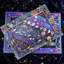 Load image into Gallery viewer, Galaxy_Washi_Tape_Set_Gold_Star_Universe_Space_Girl_15mm_19Rolls