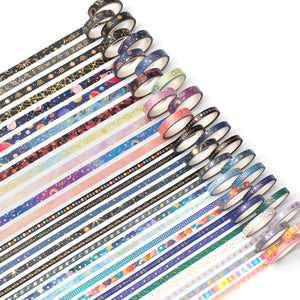 Galaxy_Washi_Tape_Set_Gold_Star_Universe_Space_Girl_5mm_30Rolls