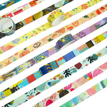 Load image into Gallery viewer, Geometric_Washi_Tape_Set_Modern_Fine_Arts_Deco_Gold_Foil_Holiday_15mm_10Rolls