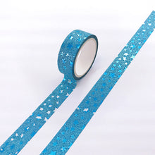 Load image into Gallery viewer, Glitter_Washi_Tape_Cute_Bling_Grils_15mm_5m
