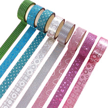 Load image into Gallery viewer, Glitter_Washi_Tape_Cute_Bling_Grils_15mm_5m