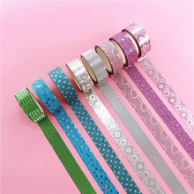 Load image into Gallery viewer, Glitter_Washi_Tape_Cute_Bling_Grils_15mm_5m