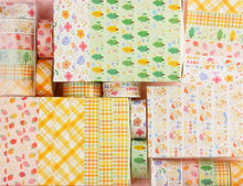 Load image into Gallery viewer, Gold_Cute_Washi_Tape_Set_Tree_Baby_Duck_Strawberry_Girl_15mm_6Rolls