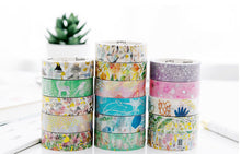 Load image into Gallery viewer, IG_Gold_Washi_Tape_Fairy_Animals_15mm_4Rolls