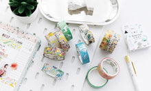 Load image into Gallery viewer, IG_Gold_Washi_Tape_Fairy_Animals_15mm_4Rolls