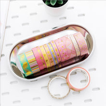 Load image into Gallery viewer, IG_Gold_Washi_Tape_Set_Cute_Girl_15mm_16Rolls