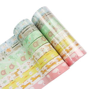 Little_Cute_Animals_Washi_Tape_Set_Zoo_Cat_Bear_Flamingo_Girl_15mm_8Rolls