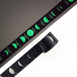 Luminous_Galaxy_Washi_Tape_Set_Black_Purple_Star_Colorful_Girl_25mm_6Rolls