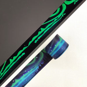 Luminous_Galaxy_Washi_Tape_Set_Black_Purple_Star_Colorful_Girl_25mm_6Rolls