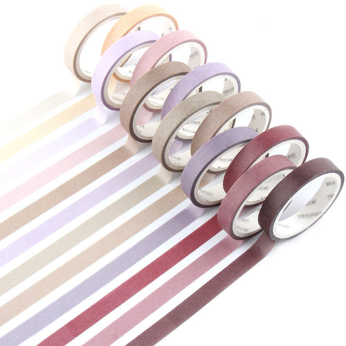 Morandi_Washi_Tape_Nature_Color_8mm_12Rolls