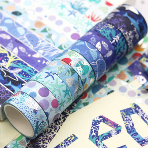 Ocean_Blue_Washi_Tape_Set_Silver_Girl_15mm_10Rolls