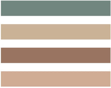 Load image into Gallery viewer, Pure_Solid_Washi_Tape_Nature_Color_9mm_4Rolls