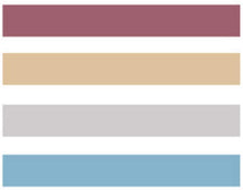 Load image into Gallery viewer, Pure_Solid_Washi_Tape_Nature_Color_9mm_4Rolls