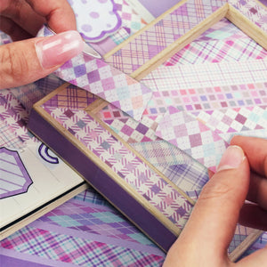 Purple_Grid_Washi_Tape_Set_Plaid_Basic_Pattern_Color_15mm_12Rolls