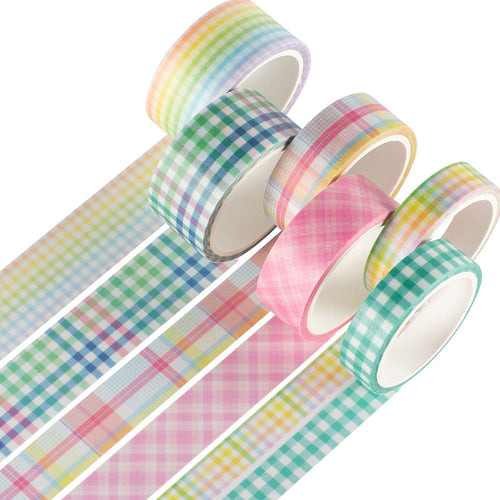 Rainbow_Creative_Plaid_Washi_Tape_Grid_Grils_15mm_5m