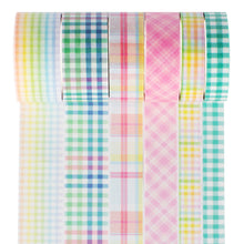 Load image into Gallery viewer, Rainbow_Creative_Plaid_Washi_Tape_Grid_Grils_15mm_5m