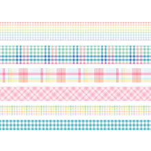 Load image into Gallery viewer, Rainbow_Creative_Plaid_Washi_Tape_Grid_Grils_15mm_5m