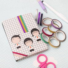 Load image into Gallery viewer, Skinny_Glitter_Washi_Tape_Cute_Bling_Grils_5mm_5m_10rolls