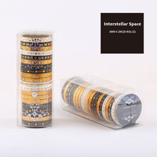 Load image into Gallery viewer,        Skinny_Gold_Washi_Tape_Set_Pearl_Thin_Silver_Glitter_Color_5mm_20Rolls