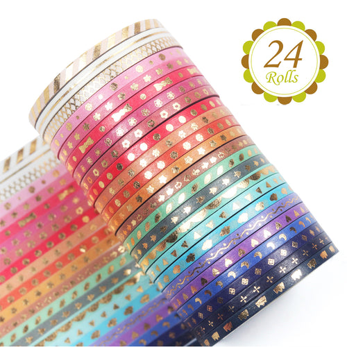 Skinny_Gold_Washi_Tape_Set_Thin_Geometric_Foil_3mm_24Rolls