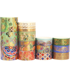 Splendid_Embroidery_Totem_Gold_Washi_Tape_Set_Wide_Flowers_Color_20mm_15Rolls