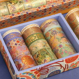 Splendid_Embroidery_Totem_Gold_Washi_Tape_Set_Wide_Flowers_Color_20mm_15Rolls