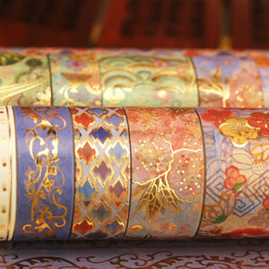 Splendid_Embroidery_Totem_Gold_Washi_Tape_Set_Wide_Flowers_Color_20mm_15Rolls