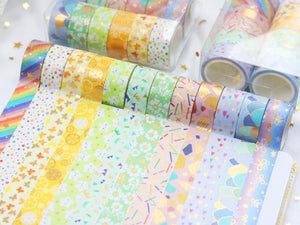 Spring_Gold_Washi_Tape_Set_Colorful_Girl_15mm_12Rolls