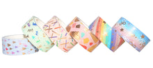 Load image into Gallery viewer, Spring_Gold_Washi_Tape_Set_Colorful_Girl_15mm_12Rolls