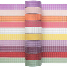 Load image into Gallery viewer, Tulip_Creative_Plaid_Washi_Tape_Grid_Grils_15mm_5m