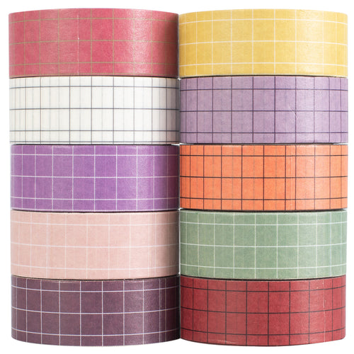 Tulip_Creative_Plaid_Washi_Tape_Grid_Grils_15mm_5m