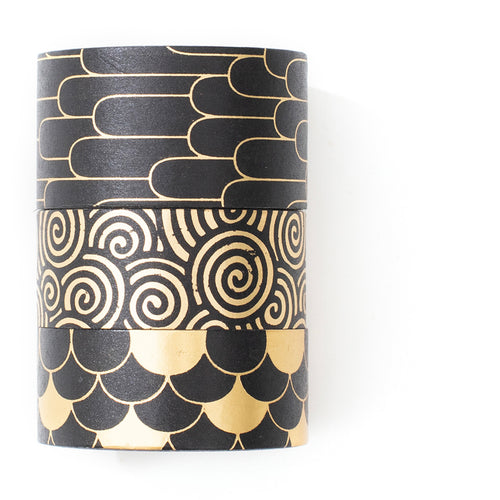 Veins_Clouds_Gold_Washi_Tape_Set_Wide_Flowers_Silver_Glitter_Color_15mm_3Rolls