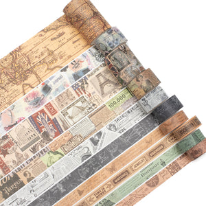 Vintage_Wide_Washi_Tape_Map_Stamp_Patterns_Grils_25mm_3m