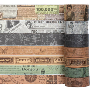 Vintage_Wide_Washi_Tape_Map_Stamp_Patterns_Grils_25mm_3m