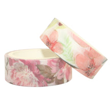 Load image into Gallery viewer, Warm_Flowers_Washi_Tape_Set_Plants_Forest_Girl_15mm_10Rolls