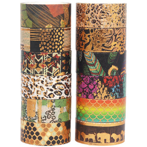 Wild_Animals_Washi_Tape_Gold_Foil_15mm_3m
