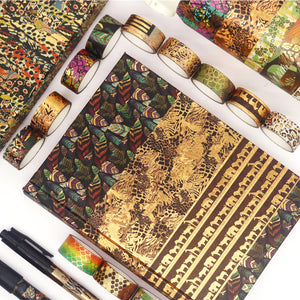 Wild_Animals_Washi_Tape_Gold_Foil_15mm_3m